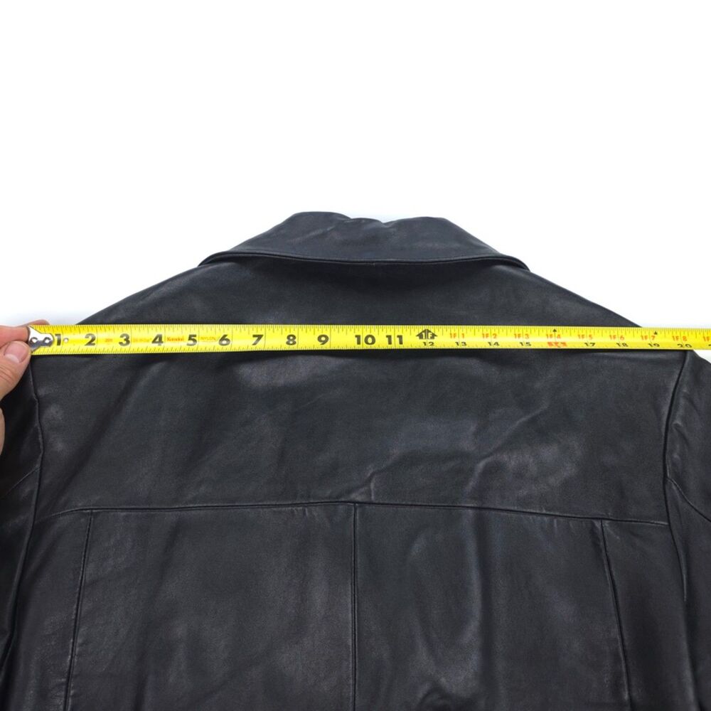 VINTAGE Wilsons Leather Button Down Jacket Minima… - image 6